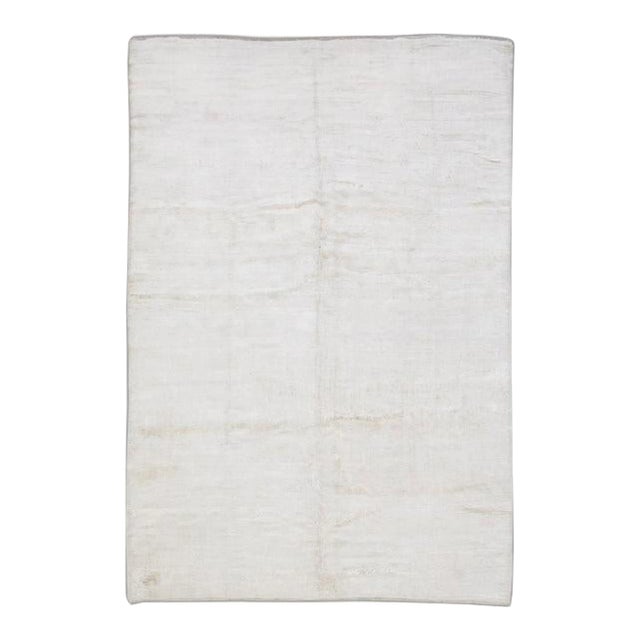 Oriental Hand Knotted Rug Turkish Modern Rug 7' x 9'6" For Sale