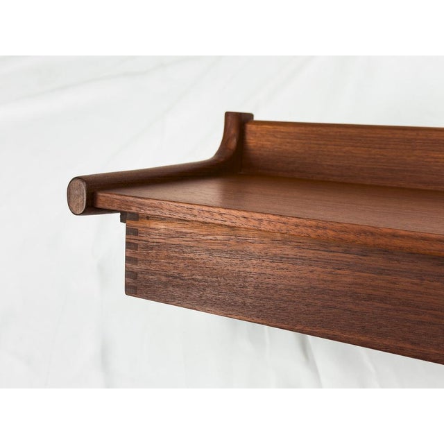 Teak Wall Console attributed to Børge Mogensen, 1960s For Sale - Image 12 of 13