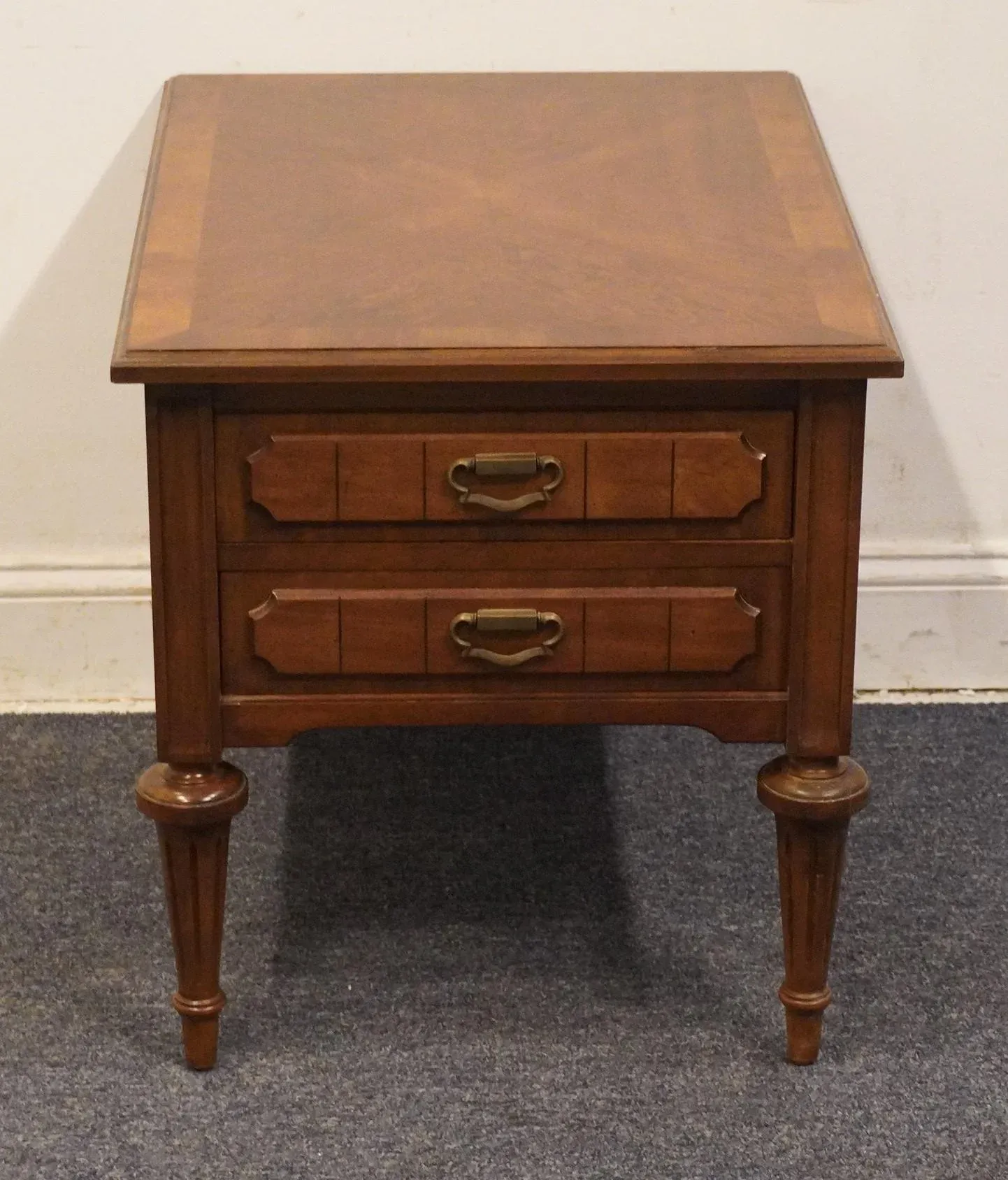 Columbia Manufacturing Banded Walnut Italian Provincial 20