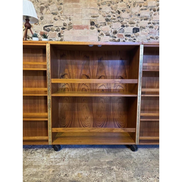 Vintage Danish Teak Fold-Out Bar Drinks Cabinet, 1960s For Sale - Image 6 of 18