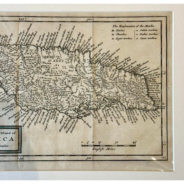 English Jamaica by Herman Moll — London, 1716 (Atlas Geographicus) For Sale - Image 3 of 4