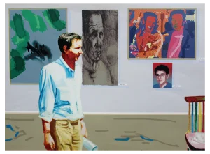 Marek Sapetto, At an Exhibition, Digital Print