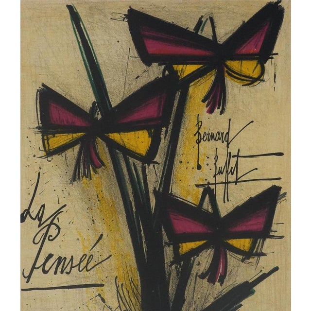 Bernard Buffet, Thought, Lithograph For Sale - Image 4 of 8