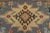 Gray Kazak Rug 5′ X 6’9” Gray Wool Tribal Hand-Knotted Oriental Carpet For Sale - Image 8 of 12