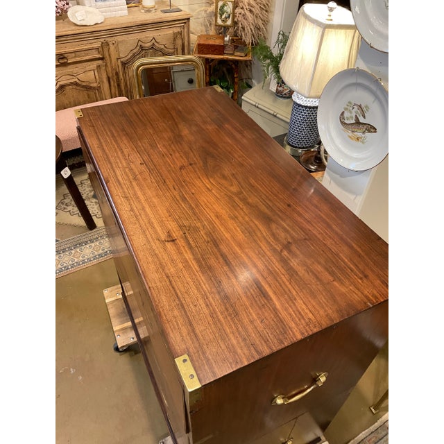 This 19th century campaign chest would make a perfect addition to a bedroom, office, or even living room! This chest is...