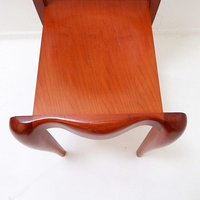 Vintage Wooden Chair by Philippe Starck for Dryade, Italy, 1990s For Sale - Image 3 of 15
