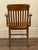 American Vintage Wooden Office Arm Chair For Sale - Image 3 of 6