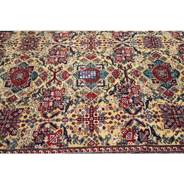1970s Vintage Ardebil Rug 7'3'' x 11'0'' For Sale - Image 12 of 12