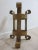 Vintage French Regency wrought iron lamp end table base umbrella stand