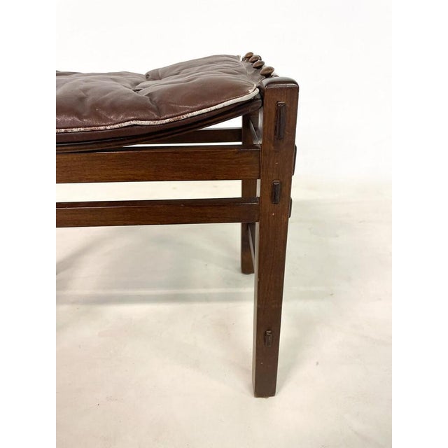 Brown Set of Stools attributed to Giuseppe Rivadossi, Italy, 1980s For Sale - Image 8 of 11