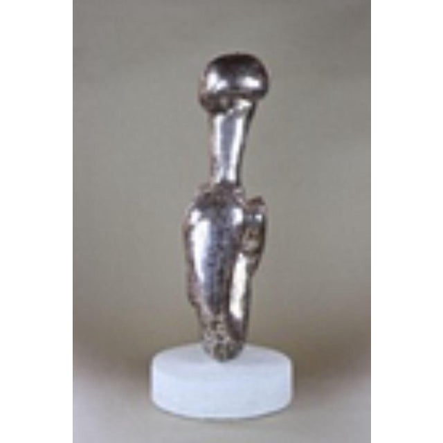 Abstract Silvered Sculpture by M. Treml, 2018 For Sale - Image 16 of 18