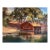 Boat House Impressionist Oil Painting For Sale