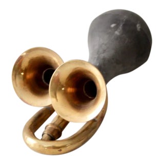 Antique Brass Car Horn For Sale