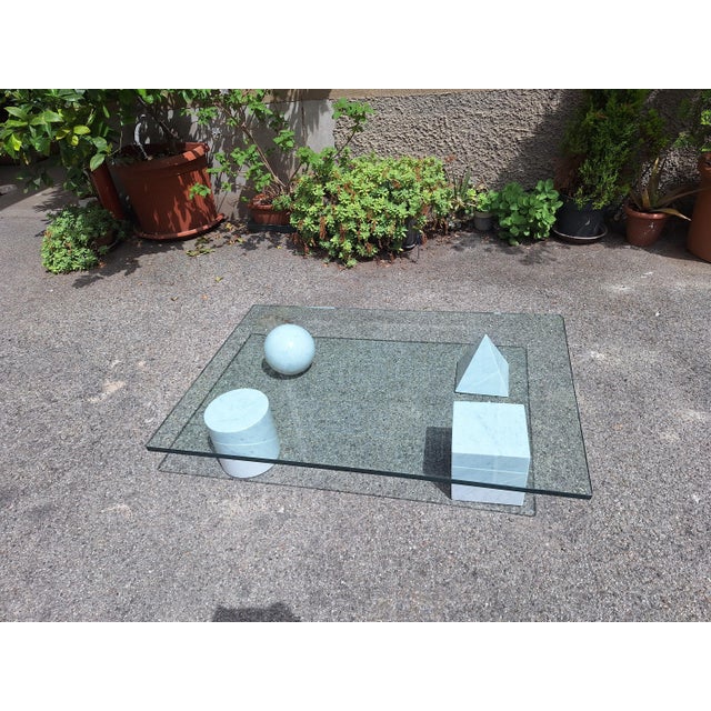 Metafora Coffee Table in White Carrara Marble by Massimo and Lella Vignelli for Casigliani, 1980s For Sale - Image 17 of 18