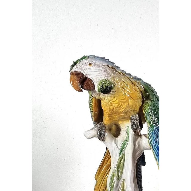 Ceramic Macaws, Set of 2 For Sale - Image 3 of 8
