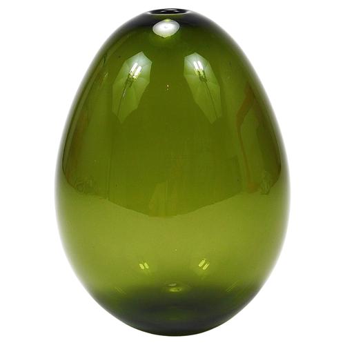 Saippuakupla Green Soap Bubble Art Glass Vase by Kaj Franck, Nuutajärvi Finland, 1958 For Sale - Image 16 of 16