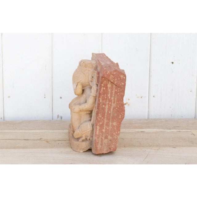 Indian Sandstone Ganesha Temple Carving For Sale - Image 10 of 11