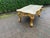 Wood 1940s Italian Baroque Rococo Gold Beech Marble Coffee Table 1pc For Sale - Image 7 of 11