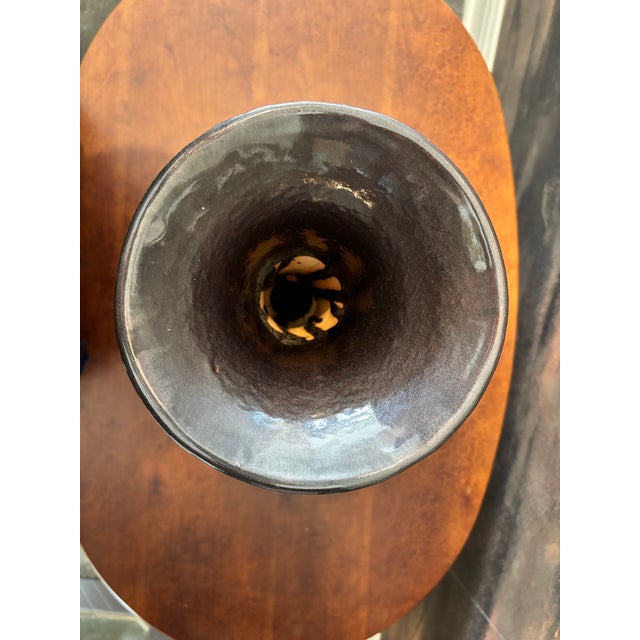 Contemporary Late 20th Century Large Pacific Northwest Studio Pottery Floor Vase For Sale - Image 3 of 5