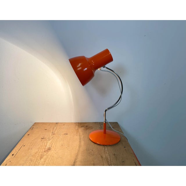 Orange Table Lamp by Josef Hurka for Napako, 1960s For Sale - Image 15 of 18