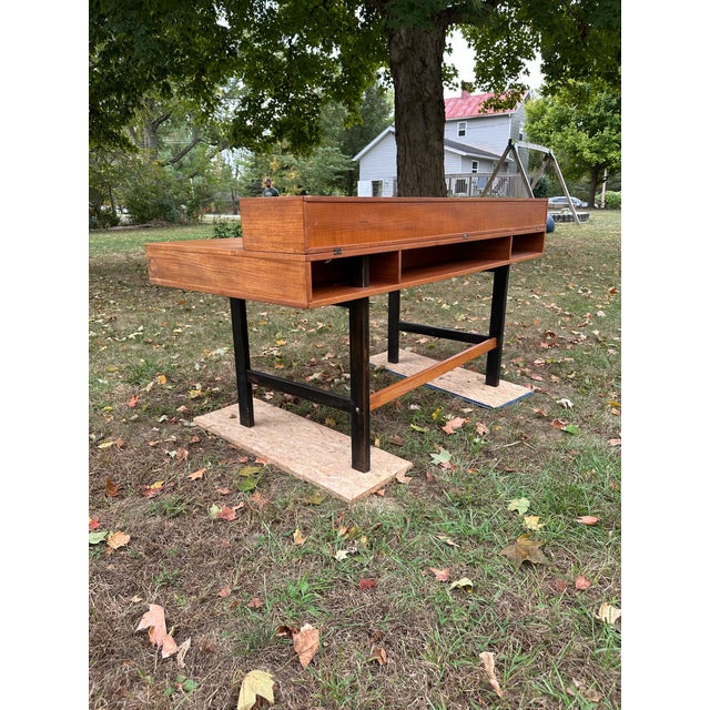 Dansk Mid-Century Modern Teak Lovig Dansk Desk For Sale - Image 4 of 9