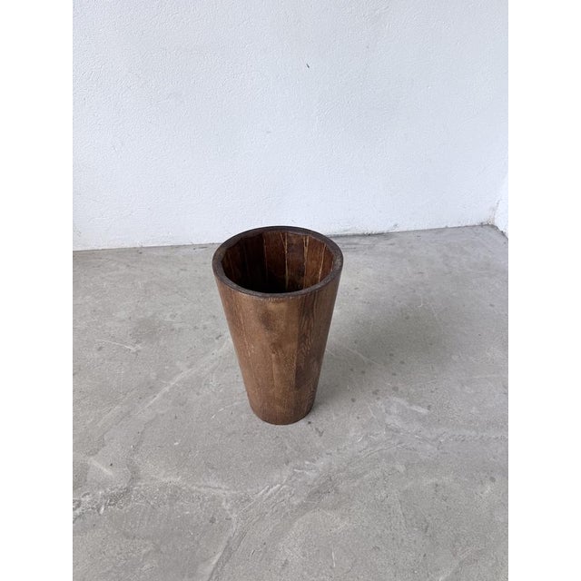 Carved Wooden Umbrella Stand, 1950s For Sale - Image 11 of 18