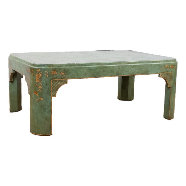 Vintage Hand Painted Coffee Table For Sale