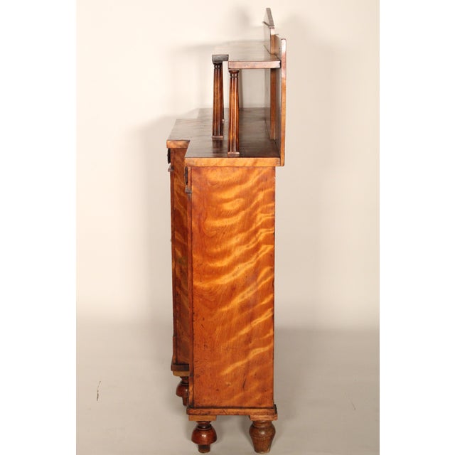 19th Century Neo Classical Maple Chiffonier For Sale - Image 4 of 13