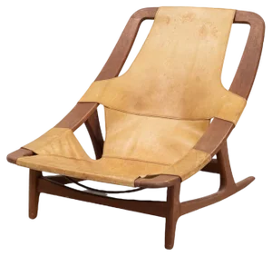 Holmenkollen Lounge Chair in Teak by Ruud Arne Tideman, Norway, 1950s