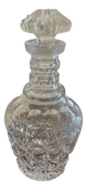 Victorian Cut Glass Decanter, 1850s