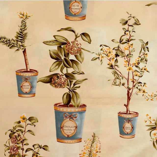 Brand New High End Hand-Printed Pillow Covers Fabric Manufacturer: Fabricut Fabric Brand: Vervain Pattern Name: Botanique...