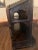 Wood Vintage Indian Hand-Carved Solid Wood Console Cabinet For Sale - Image 7 of 8