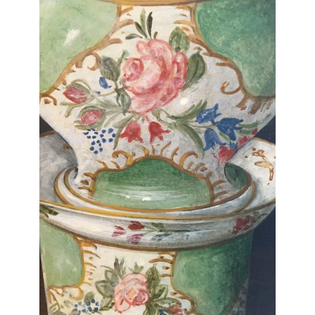 English Teapot Still-Life Painting by Galley, Framed For Sale - Image 4 of 7