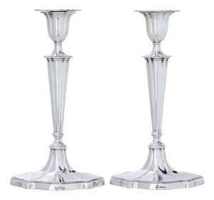 Vintage Sterling Silver Candlesticks, 1922, Set of 2