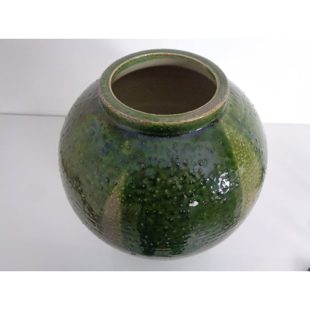 Ceramic Large Glazed Studio Ceramic Vase, Italy, 1960s For Sale - Image 7 of 18