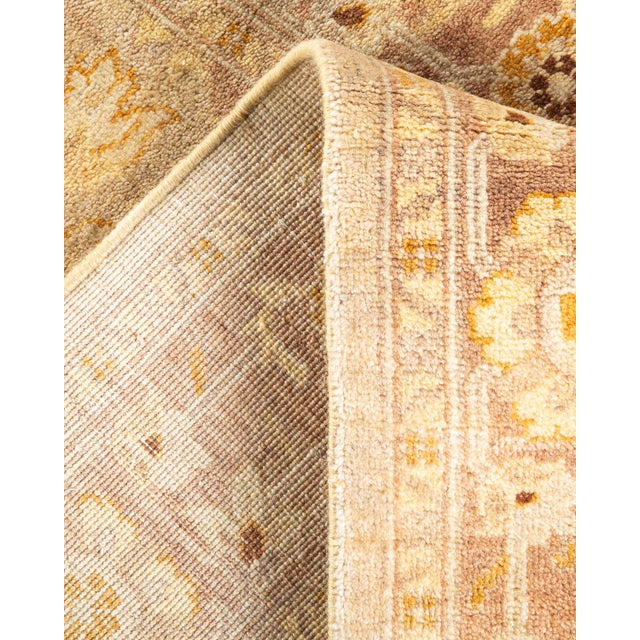 Eclectic, One-of-a-Kind Hand-Knotted Runner Rug - Ivory, 2' 7" x 14' 2" For Sale In New York - Image 6 of 8