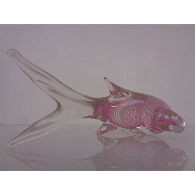 Pink Murano Glass Bird, Italy, 1960s For Sale - Image 13 of 18