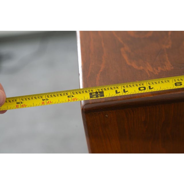 Vintage Bookshelf Compact Solid Wood Adjustable Shelf For Sale - Image 10 of 11