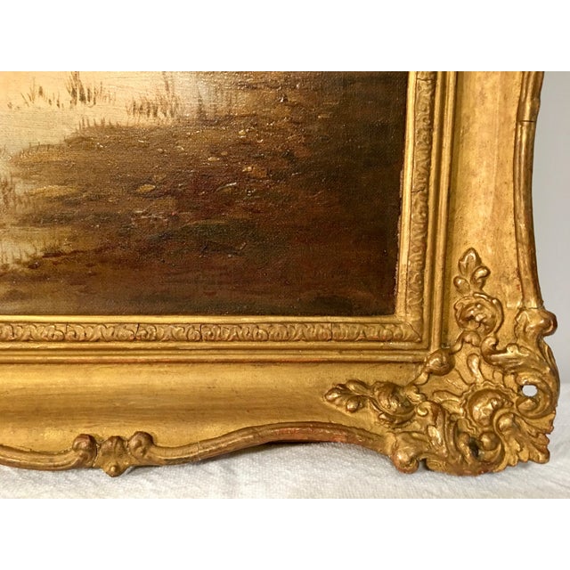 Antique Oil Painting by British Artist Alfred William Darby Chairish