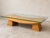 Vintage Italian Glass-Wood CoffeeTable | Postmodern 1970s Style | Sculptural Tempered Glass For Sale In Atlanta - Image 6 of 6
