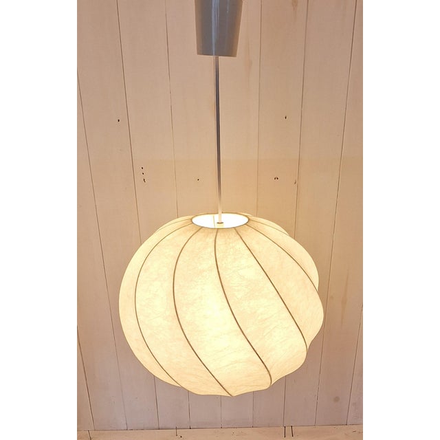 Cocoon Ceiling Lamp by Linus Bopp, 1970s For Sale - Image 3 of 9
