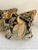 A set of pillows made from Morris and Co Forest Velvet fabric. Each pillow measures 20" and is backed with a neutral...