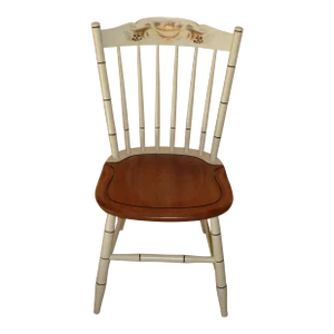 Vintage L. Hitchcock Harvest Stenciled Dining Chair Side Chair