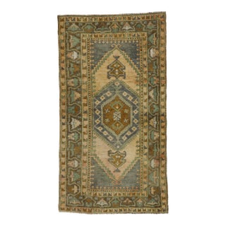 Vintage Turkish Oushak Rug, 03'05 X 06'03 For Sale