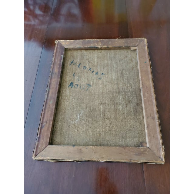 1940s Vintage Early Abstract Impressionist Painting Artist Signed For Sale In Boston - Image 6 of 7