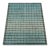 2010s Rug & Kilim’s Gradient Rug in Blue and Black Ombre Grid and High-Low Texture For Sale - Image 5 of 8