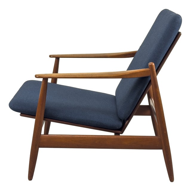 Danish Teak Lounge Chair by Hans Olsen for Frem Røjle, 1960s For Sale