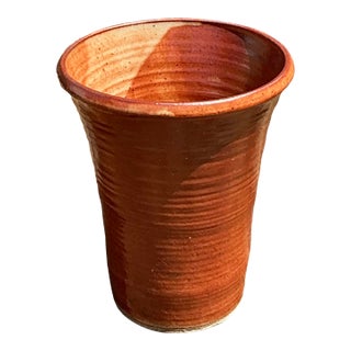 Vintage Original Studio Pottery Vase For Sale