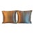 Pair of 1990s Decorative Silk Pillows For Sale