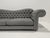 Gray Large Vintage Chesterfield Sofa For Sale - Image 8 of 15